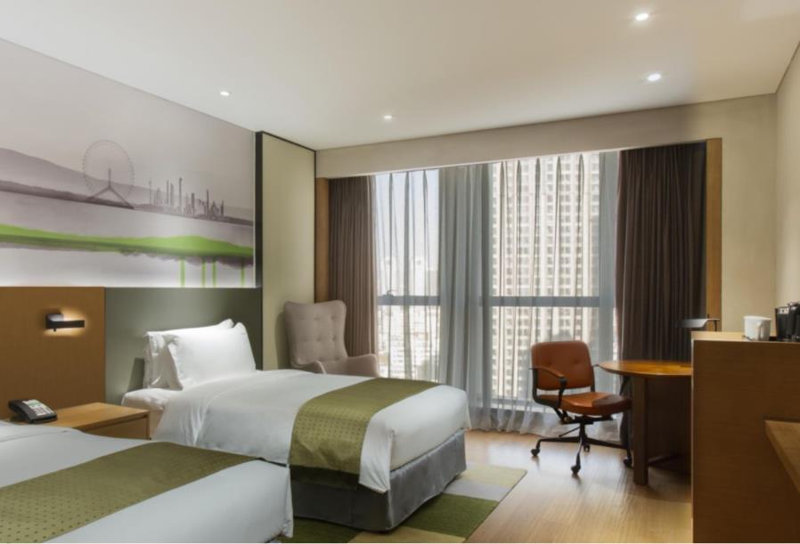 Holiday Inn & Suites Tianjin Downtown By Ihg,Tianjin Drum Tower,Joycity Shopping Mall,Tianjin Ancient Cultural Street,Haihe River,The Porcelain House,Convenient Access To Tianjin Binhai International Airport Exteriér fotografie